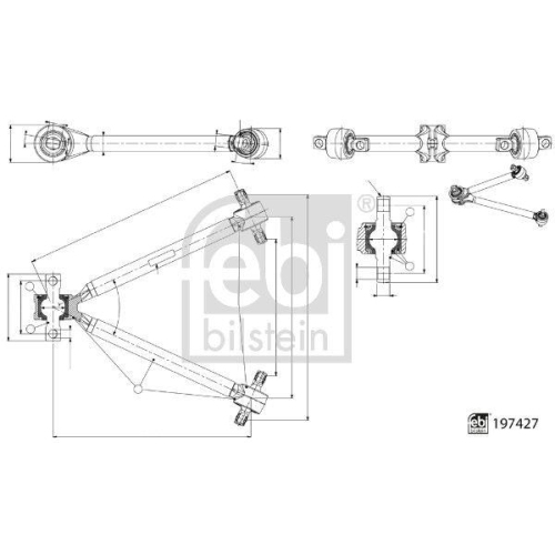 FEBI BILSTEIN Lenker, Radaufhängung 197427