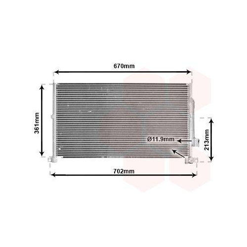VAN WEZEL Kondensator, Klimaanlage 18005302