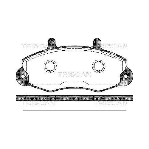 TRISCAN Bremsbelagsatz, Scheibenbremse 8110 16969
