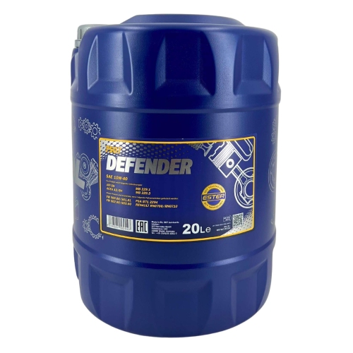 Motor&ouml;l Motoren&ouml;l Mannol Defender 10W-40 20 Liter Kanister MN7507-20