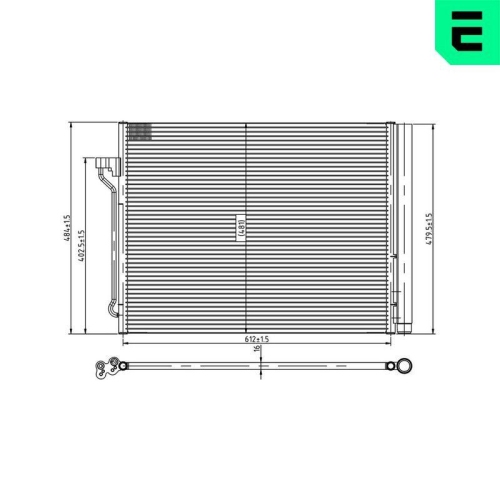 ERA Kondensator, Klimaanlage 667494