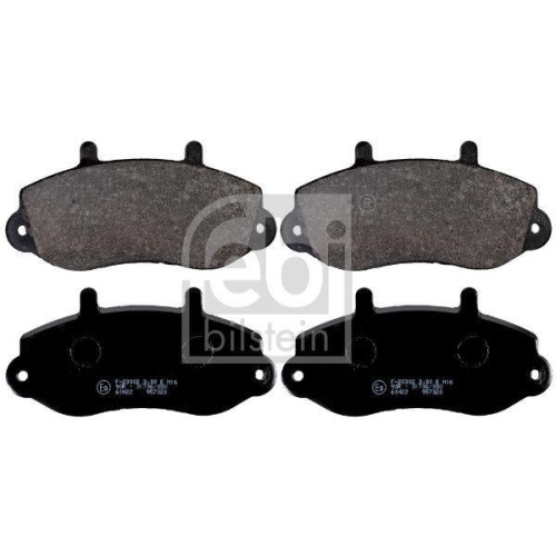 FEBI BILSTEIN Bremsbelagsatz, Scheibenbremse 16494