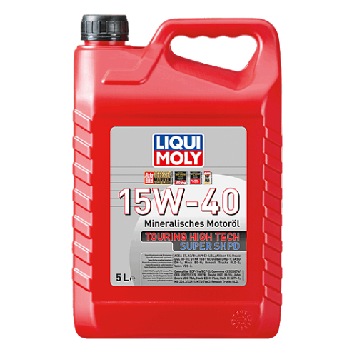 Motor&ouml;l LIQUI MOLY 1084 Touring High Tech Super SHPD 15W-40 5 Liter Kanister