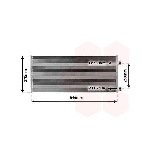 VAN WEZEL Kondensator, Klimaanlage 18005303
