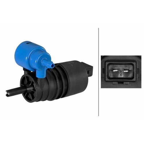 HELLA Waschwasserpumpe, Scheibenreinigung 8TW 006 848-781