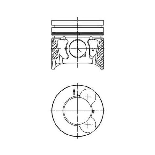 KOLBENSCHMIDT Kolben 99700610