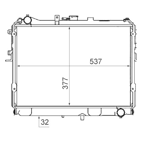 MAHLE K&uuml;hler, Motork&uuml;hlung BEHR CR 767 000S