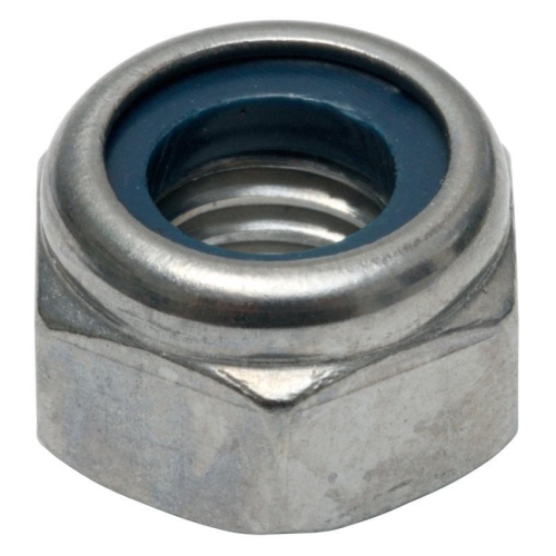Stoppmuttern Sechskant, Edelstahl A2, DIN 985 M14 SWG 25 St&uuml;ck