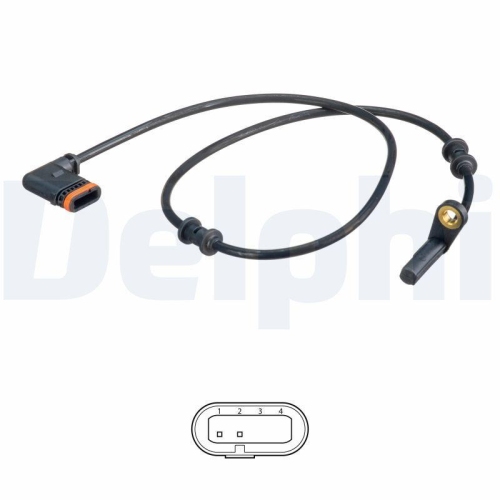 DELPHI Sensor, Raddrehzahl SS20550