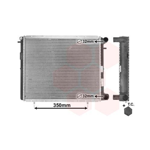 VAN WEZEL K&uuml;hler, Motork&uuml;hlung *** IR PLUS *** 43002045