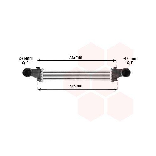 VAN WEZEL Ladeluftk&uuml;hler 30004726