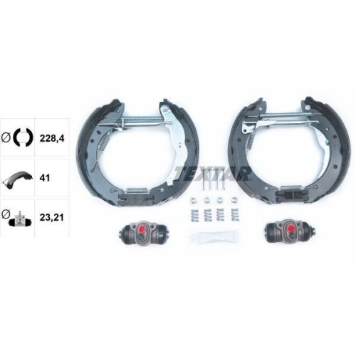TEXTAR Bremsbackensatz Shoe Kit Pro 84044001