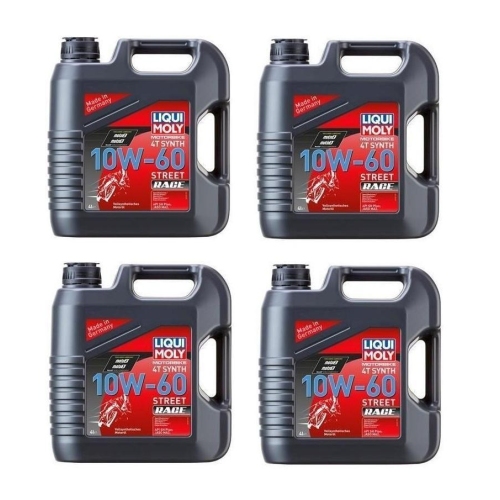 Liqui Moly Motorbike 4T Synth 10W-60 Street Race Motoröl 16 Liter Kanister 1687