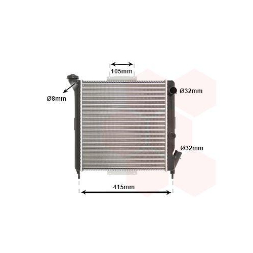 VAN WEZEL K&uuml;hler, Motork&uuml;hlung 43002063