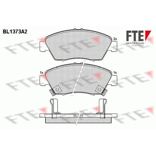 FTE Bremsbelagsatz, Scheibenbremse 9010150