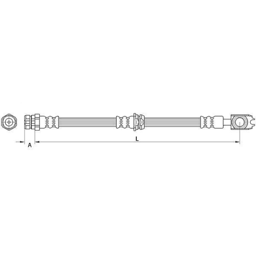 METZGER AUTOTEILE Bremsschlauch 4111539