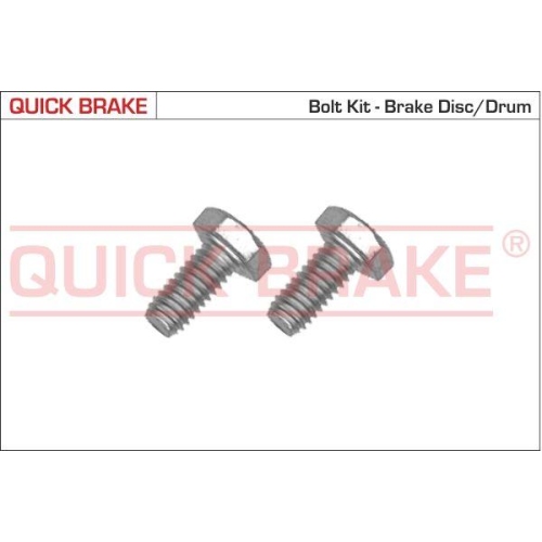 QUICK BRAKE Schraubensatz, Bremsscheibe 4904K