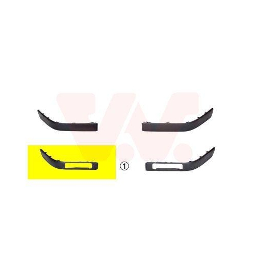 VAN WEZEL Zier-/Schutzleiste, Sto&szlig;f&auml;nger ** Equipart ** 0322584