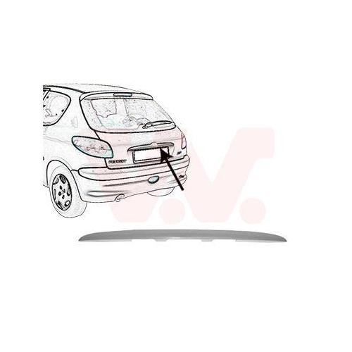 VAN WEZEL Blende, Heckklappe 4028459