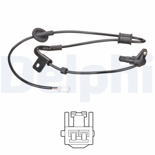 DELPHI Sensor, Raddrehzahl SS20529