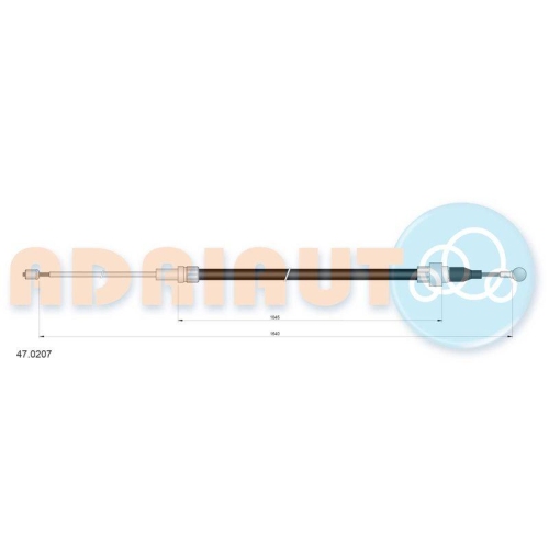 ADRIAUTO Seilzug, Feststellbremse 47.0207