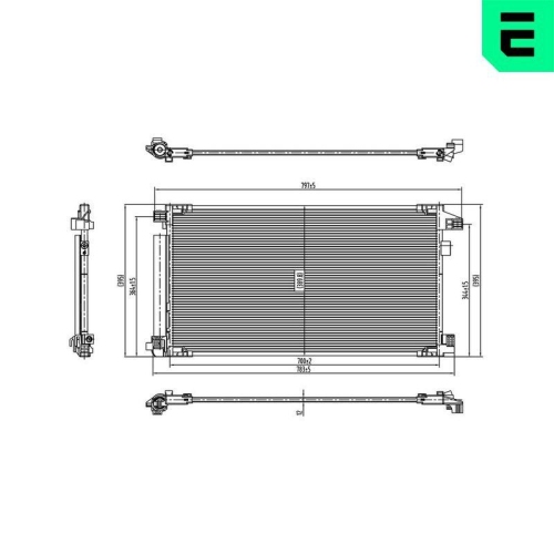 ERA Kondensator, Klimaanlage 667501
