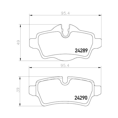 HELLA Bremsbelagsatz, Scheibenbremse 8DB 355 031-791