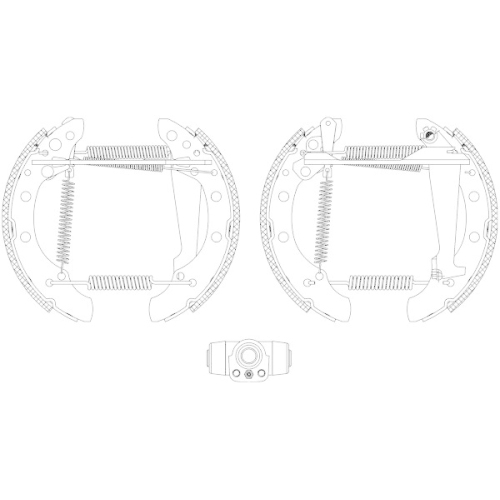 TEXTAR Bremsbackensatz Shoe Kit Pro 84018301