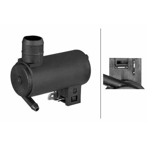 HELLA Waschwasserpumpe, Scheibenreinigung 8TW 006 848-811