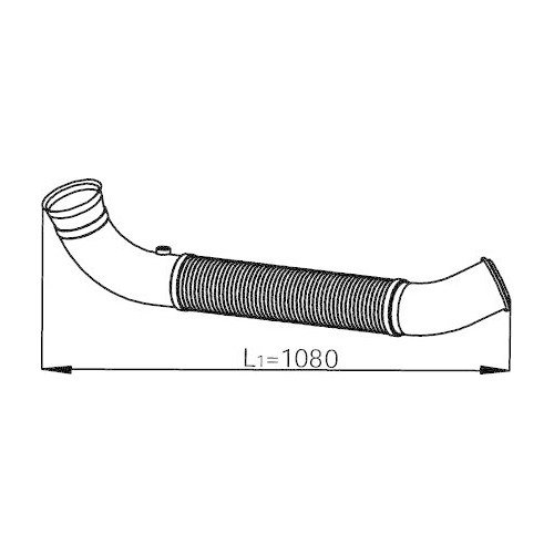 DINEX Abgasrohr 68505