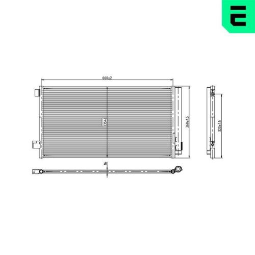 ERA Kondensator, Klimaanlage 667503
