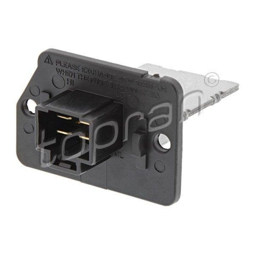 TOPRAN Widerstand, Innenraumgebl&auml;se