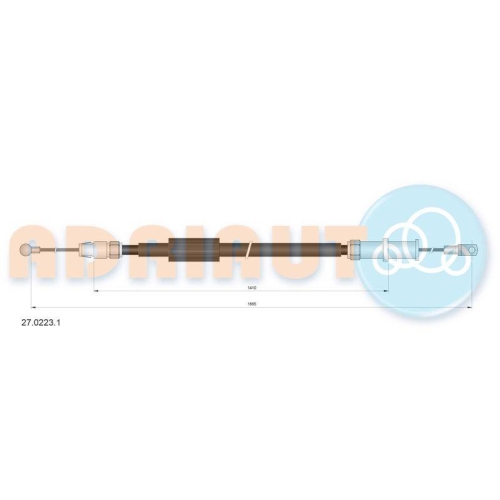 ADRIAUTO Seilzug, Feststellbremse 27.0223.1