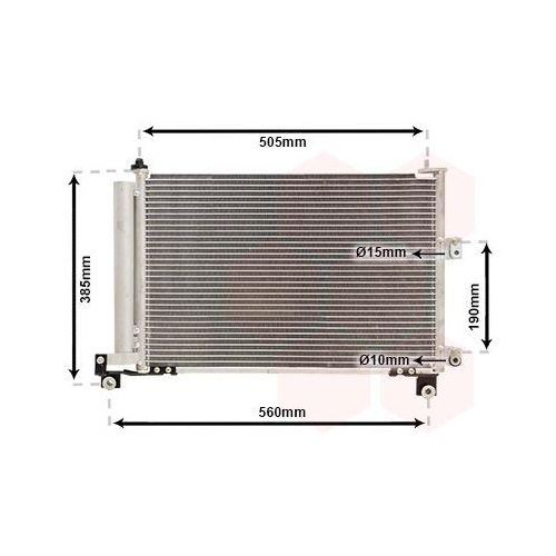 VAN WEZEL Kondensator, Klimaanlage 18005486