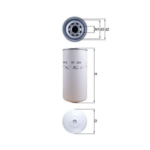 MAHLE &Ouml;lfilter OC 234