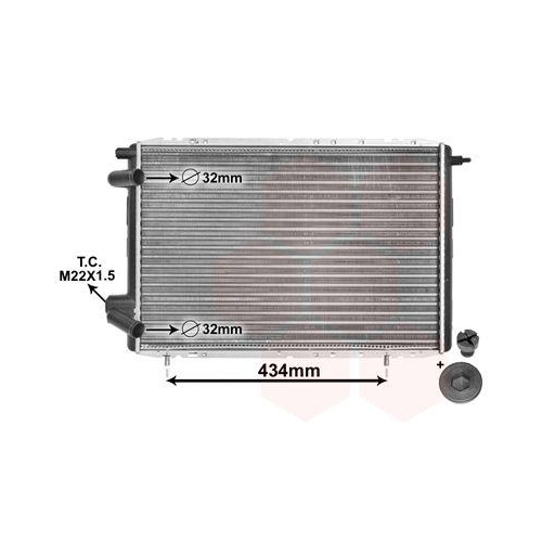 VAN WEZEL K&uuml;hler, Motork&uuml;hlung *** IR PLUS *** 43002126