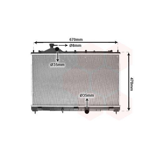 VAN WEZEL K&uuml;hler, Motork&uuml;hlung 32012708