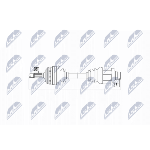 NTY Antriebswelle NPW-HD-036