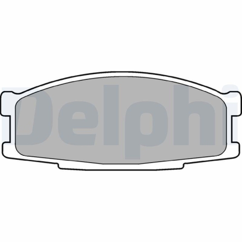 DELPHI Bremsbelagsatz, Scheibenbremse LP981