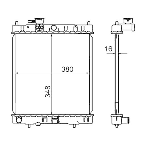 MAHLE K&uuml;hler, Motork&uuml;hlung BEHR CR 844 000S