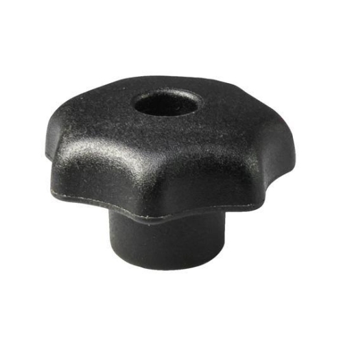 Sterngriff f&uuml;r Schraub-Fitting, Kunststoff schwarz, Durchmesser 40 mm Suer