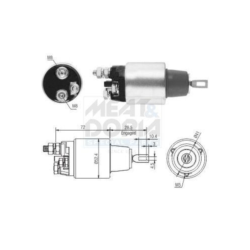 MEAT & DORIA Magnetschalter, Starter 46286