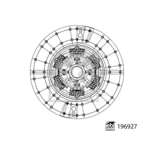 FEBI BILSTEIN Kupplungsscheibe 196927