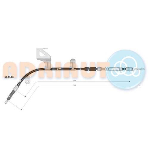 ADRIAUTO Seilzug, Feststellbremse 55.0285
