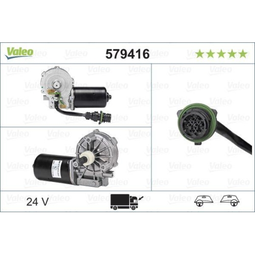 VALEO Wischermotor ORIGINAL TEIL 579416