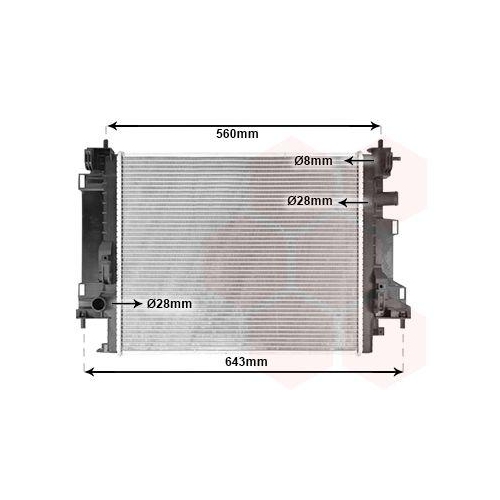 VAN WEZEL K&uuml;hler, Motork&uuml;hlung 43012704