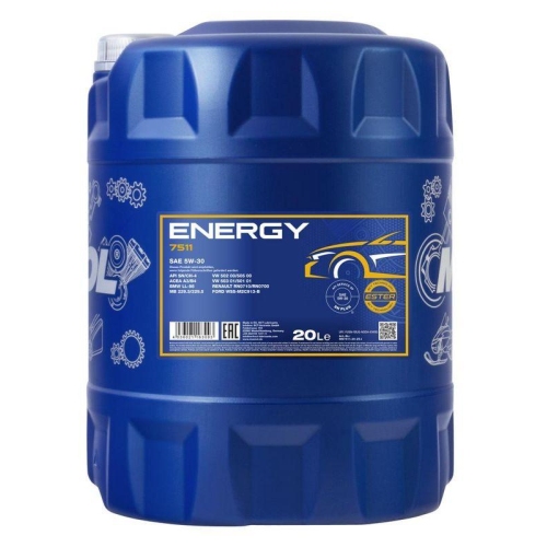 Motor&ouml;l Motoren&ouml;l Mannol Energy 5W-30 20 Liter Kanister MN7511-20