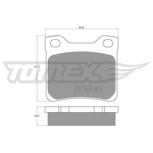 TOMEX Brakes Bremsbelagsatz, Scheibenbremse TX 11-94