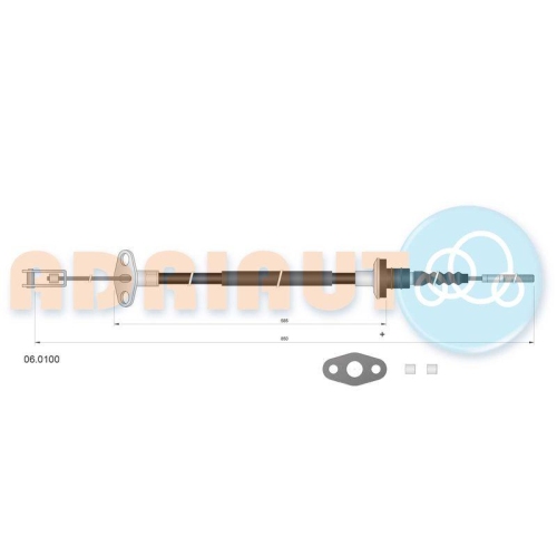 ADRIAUTO Seilzug, Kupplungsbet&auml;tigung 06.0100