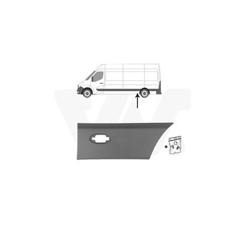 VAN WEZEL Zier-/Schutzleiste, Seitenwand 3799405